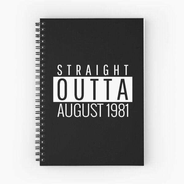 Item preview, Straight Outta August 1981  designed and sold by Teelogic.