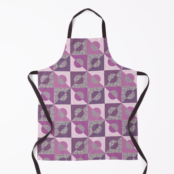 Item preview, Textured Mid-century Circles No.14 Purple and Pink designed and sold by QuestingPixel.
