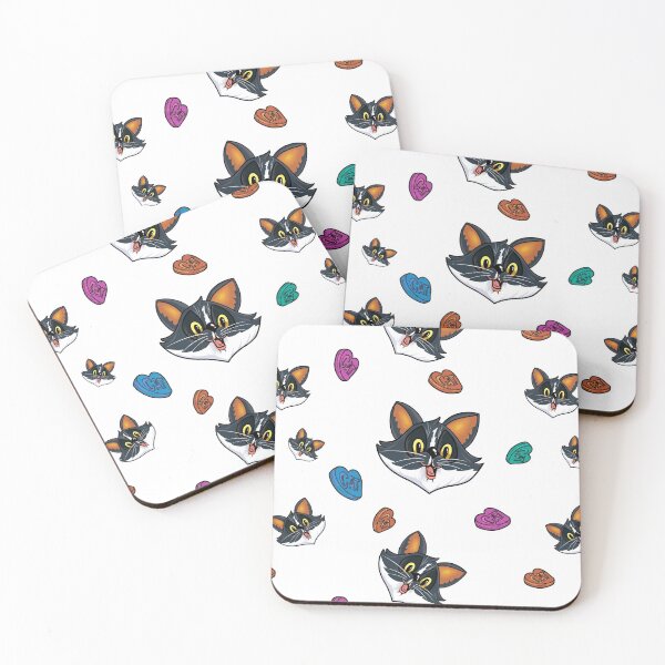 Item preview, A happy black and white cat designed and sold by Ezu-Ilustracion.