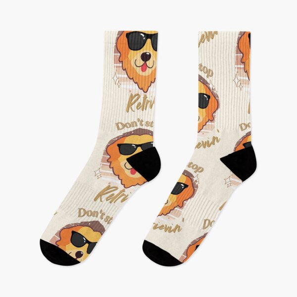 Item preview, Don't stop retrievin' Golden Retriever wearing sunglasses designed and sold by sunnyxvibesss.