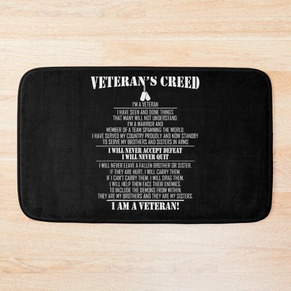 Item preview, Veteran's Creed I'm A Veteran designed and sold by zpruby.