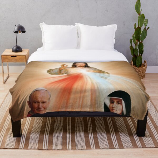 Item preview, Divine Mercy, St. Faustina, Pope John Paul II designed and sold by AMDG Line.