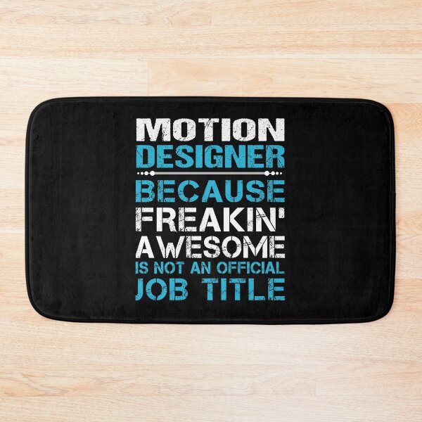 Item preview, Motion Designer T Shirt - Freaking Awesome Gift Item Tee designed and sold by cattontawn.