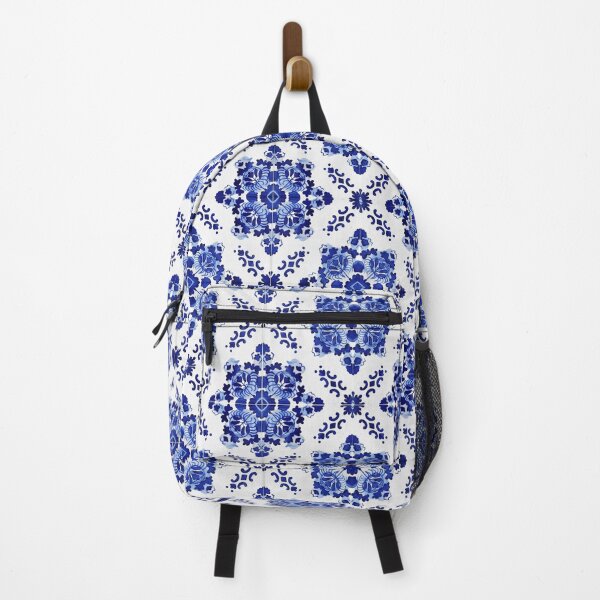 Item preview, Portuguese flower blue tile designed and sold by Vânia Rocha.