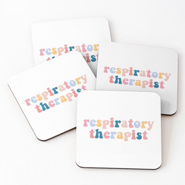 Item preview, respiratory therapist typography designed and sold by flatbrownbread.