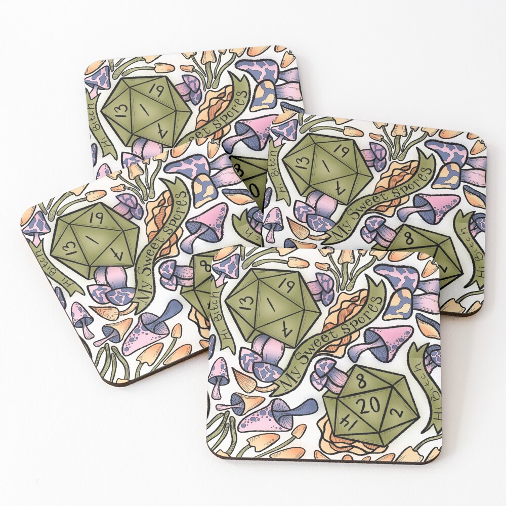 Item preview, Coasters (Set of 4) designed and sold by TeaLeef.