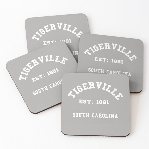 Item preview, Tigerville South Carolina white designed and sold by SwampfoxDesign.