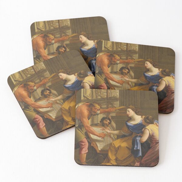 Item preview, Artemisia Building the Mausolaeum - Simon Vouet  designed and sold by Vintage Designs +.
