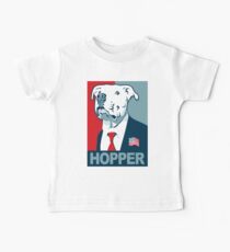 Feel The Hopper (Red White and Hopper) Baby Tee