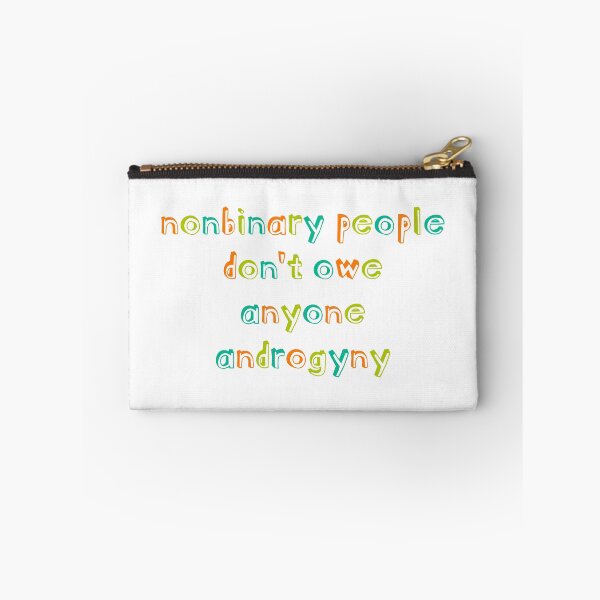 Item preview, Nonbinary people don't owe androgyny designed and sold by Quintin Gell.