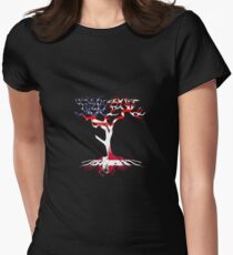 Danish Roots, American Life Women's Fitted T-Shirt
