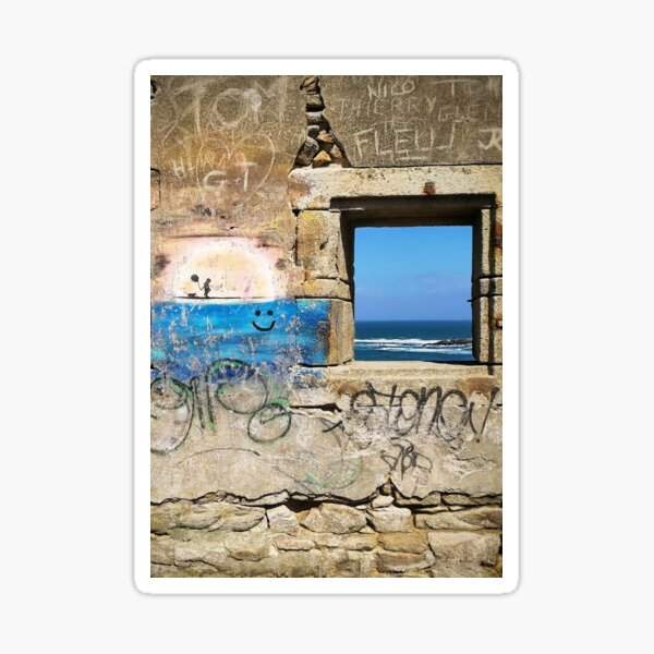 Belle Ile streetart Sticker