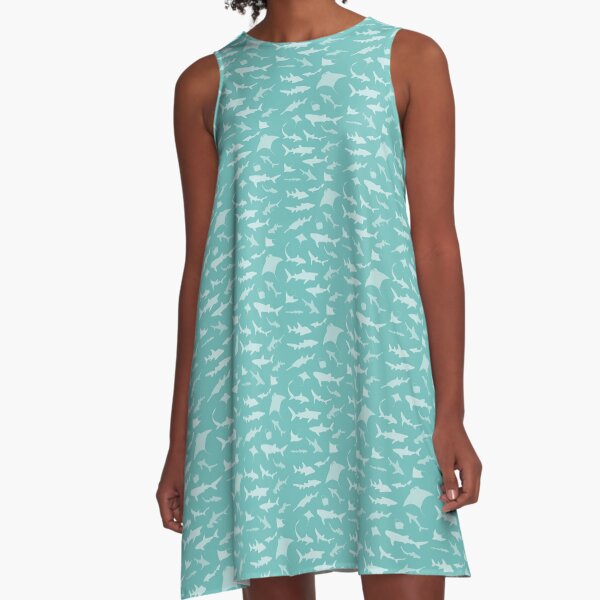 Sharks and Rays! A-Line Dress