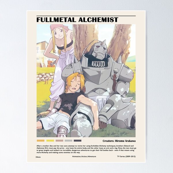 minimalist poster  Fullmetal alchemist, Anime printables, Anime films