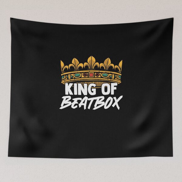 Item preview, King Of Beatbox Beatboxer Beatboxing Microphone Music Lover designed and sold by Nessshirts.