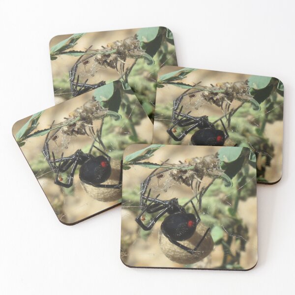 Item preview, The Black Widow and her egg sack designed and sold by MaryAnnEnsz.