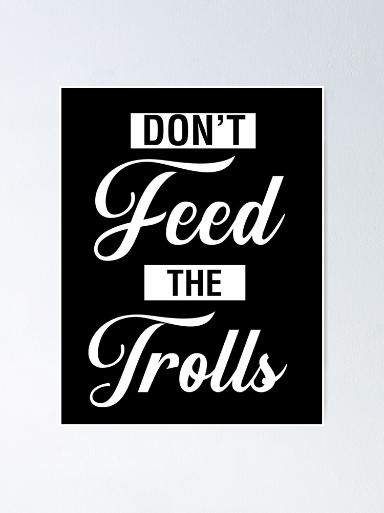 Internet Troll Definition, Funny Troll Joke Poster for Sale by  AloraDawnEve