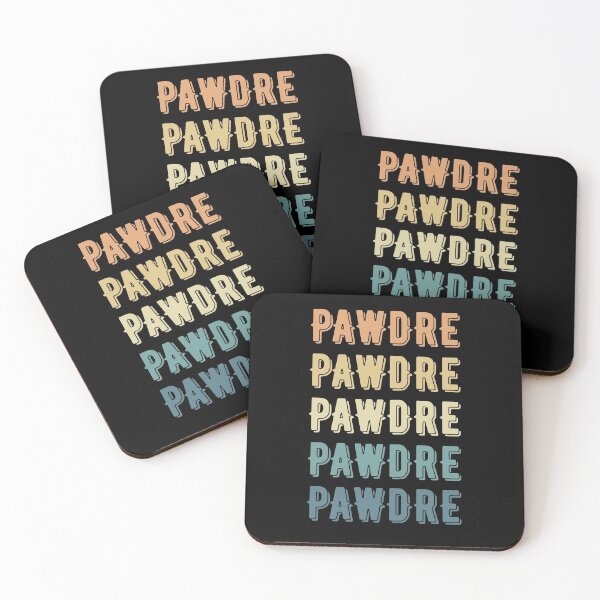 Item preview, Pawdre Retro repeat text | Dog dad | Gifts for Dog owner Pawdre | New dog owner |Gifts for Dog Dad designed and sold by Violet Treasures.