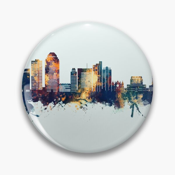 Item preview, Shreveport Louisiana Skyline designed and sold by ArtPrints.