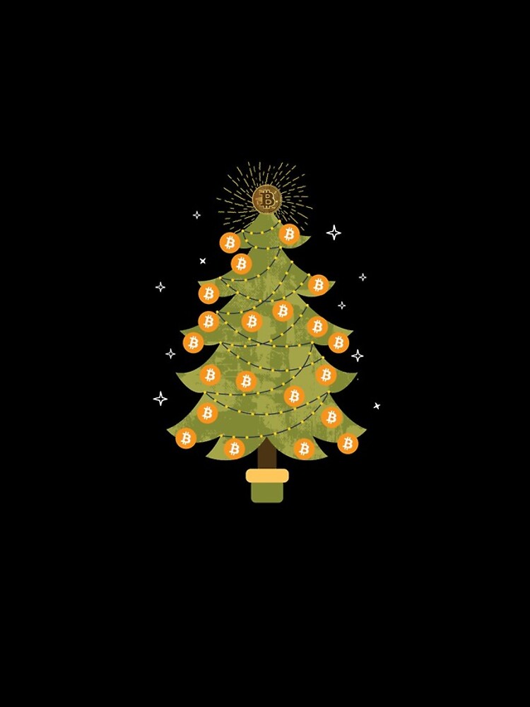 Aperçu 4 sur 4. Coque iPhone avec l'œuvre Bitcoin Christmas Tree Cryptocurrency HODL BTC For Christmas Gear créée et vendue par DynamicDesign.