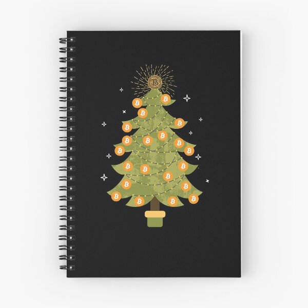 Artikelvorschau, Bitcoin Christmas Tree Cryptocurrency HODL BTC For Christmas Gear entworfen und verkauft von DynamicDesign.