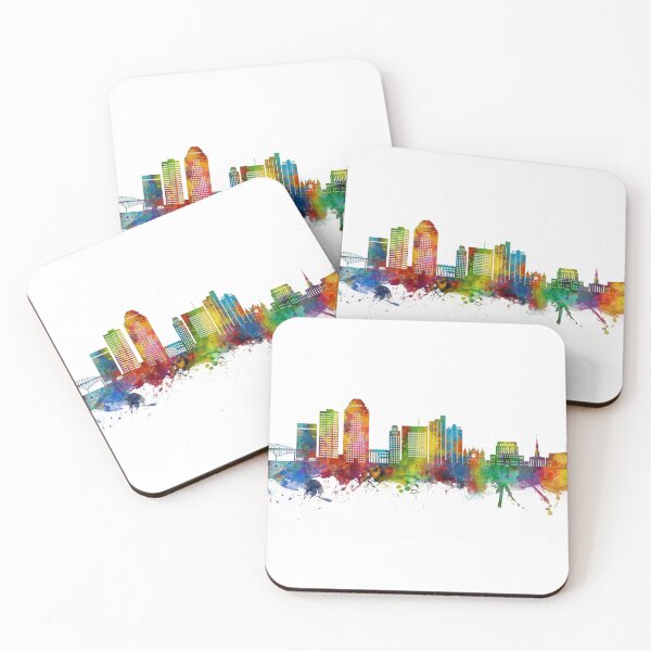 Item preview, Shreveport Louisiana Skyline designed and sold by ArtPrints.