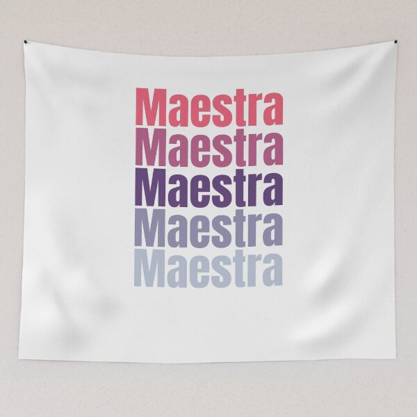 Item preview, Maestra - Teacher Gifts designed and sold by hectorgool.