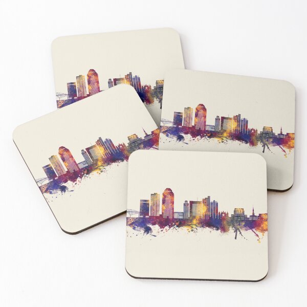 Item preview, Shreveport Louisiana Skyline designed and sold by ArtPrints.