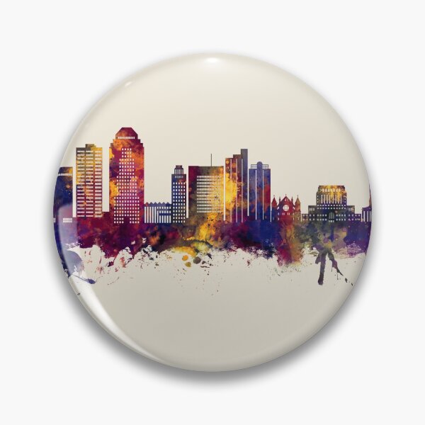 Item preview, Shreveport Louisiana Skyline designed and sold by ArtPrints.
