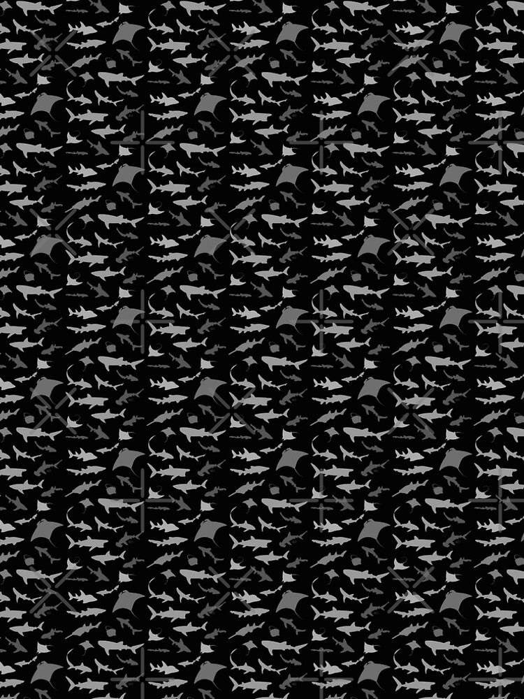 Sharks and Rays: Dark version! by jenrichards