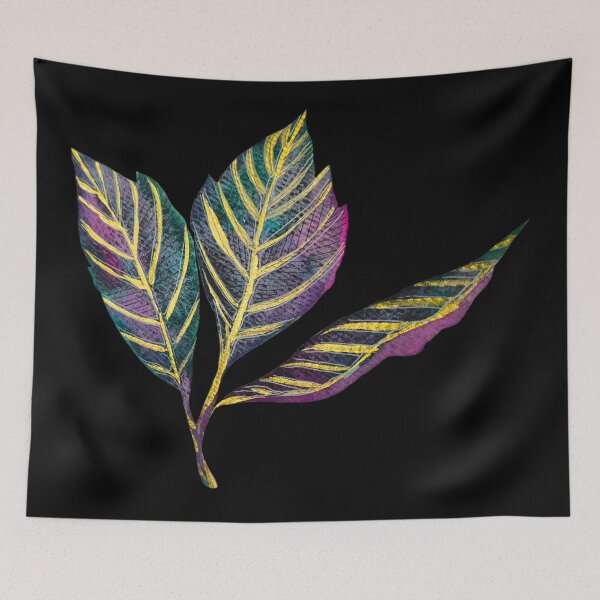 Item preview, Tropical leaves pattern designed and sold by cutecrazytshirt.