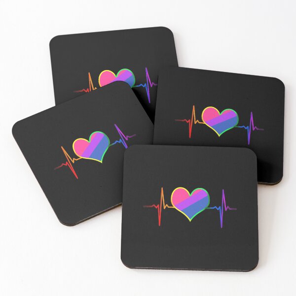 Artikelvorschau, Bisexueller Stolz Heart Beat Lgbt Community Pride Month entworfen und verkauft von DominicIHolland.