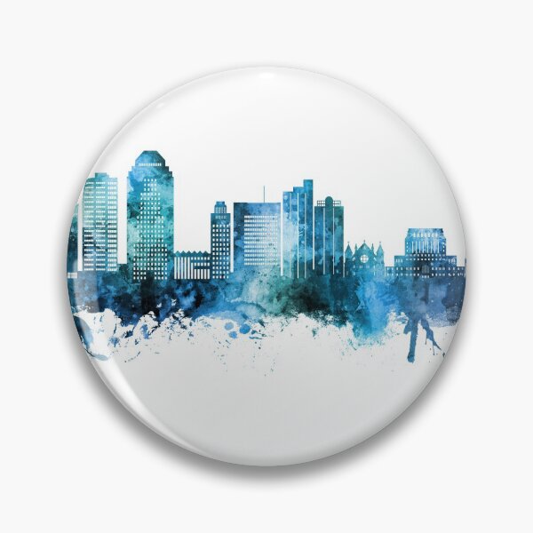 Item preview, Shreveport Louisiana Skyline designed and sold by ArtPrints.