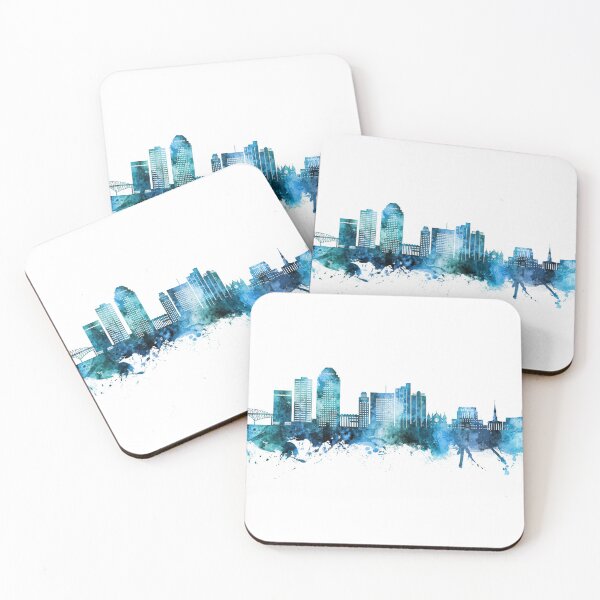 Item preview, Shreveport Louisiana Skyline designed and sold by ArtPrints.