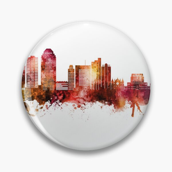 Item preview, Shreveport Louisiana Skyline designed and sold by ArtPrints.