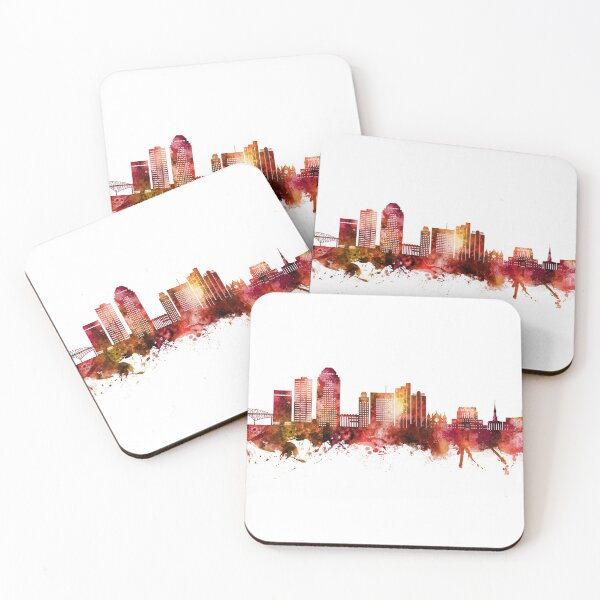 Item preview, Shreveport Louisiana Skyline designed and sold by ArtPrints.