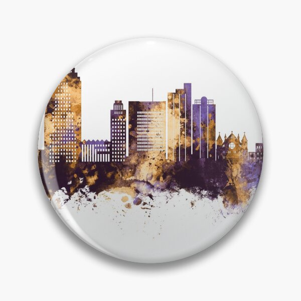 Item preview, Shreveport Louisiana Skyline designed and sold by ArtPrints.