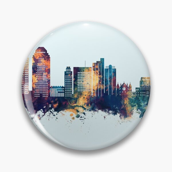 Item preview, Shreveport Louisiana Skyline designed and sold by ArtPrints.