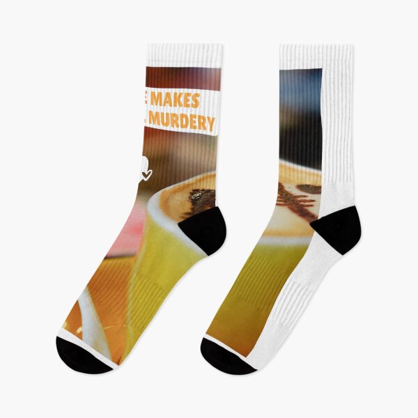 Item preview, COFFEE MAKES ME FEEL LESS MURDERY designed and sold by AhmedXhah.