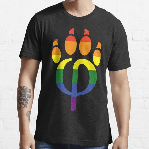 Gay Furry Pride Fandom Paw Phipaw Lgbt Rainbow Furries T Shirt For Sale By Harrietgardner 