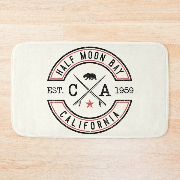Item preview, Half Moon Bay Beach, California Surf Bear Surfboards Crossing designed and sold by TheViralMachine.