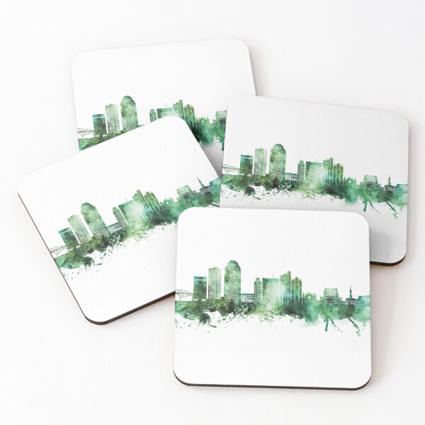 Item preview, Shreveport Louisiana Skyline designed and sold by ArtPrints.