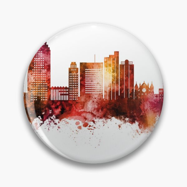Item preview, Shreveport Louisiana Skyline designed and sold by ArtPrints.