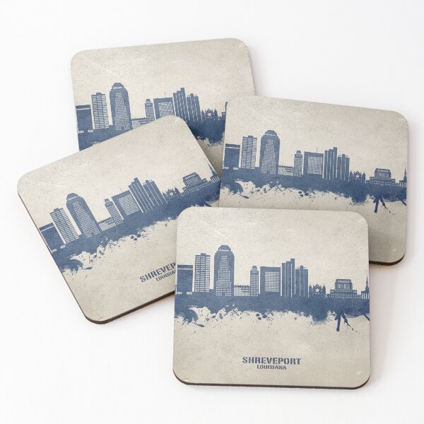 Item preview, Shreveport Louisiana Skyline designed and sold by ArtPrints.
