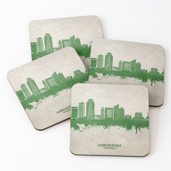 Item preview, Shreveport Louisiana Skyline designed and sold by ArtPrints.