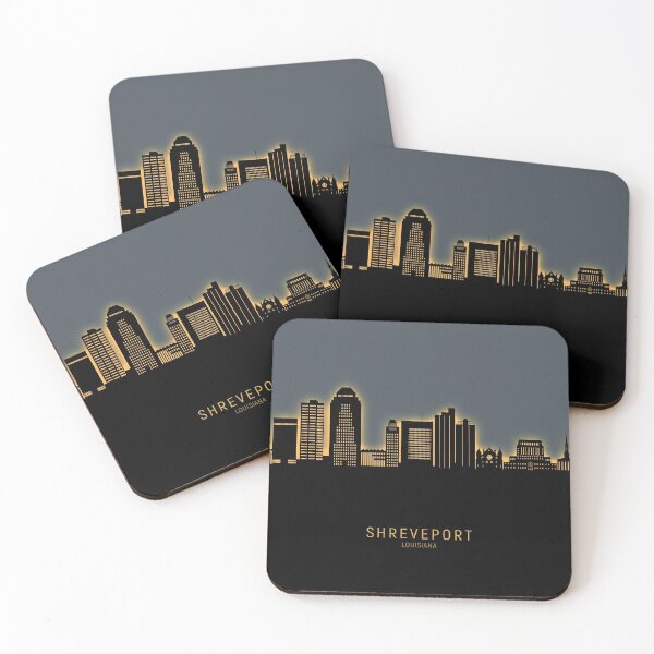 Item preview, Shreveport Louisiana Skyline designed and sold by ArtPrints.