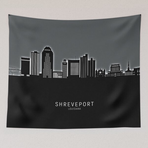 Item preview, Shreveport Louisiana Skyline designed and sold by ArtPrints.