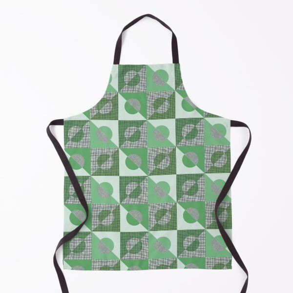 Item preview, Textured Mid-century Circles No.14 Green designed and sold by QuestingPixel.