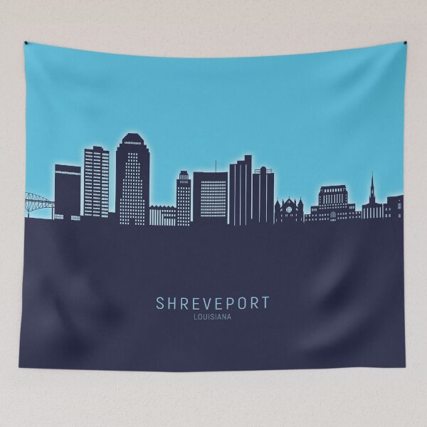 Item preview, Shreveport Louisiana Skyline designed and sold by ArtPrints.