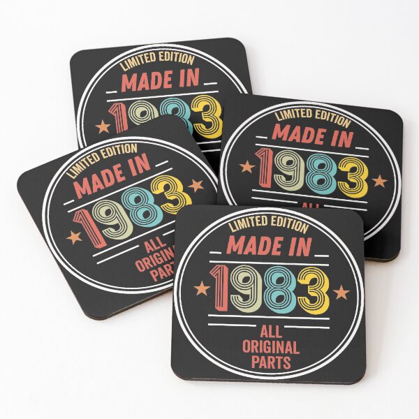 Item preview, Limited Edition Made In 1983 All Original Parts - Funny Vintage Years Old Birthday Gifts. designed and sold by ALITOPRINCE.